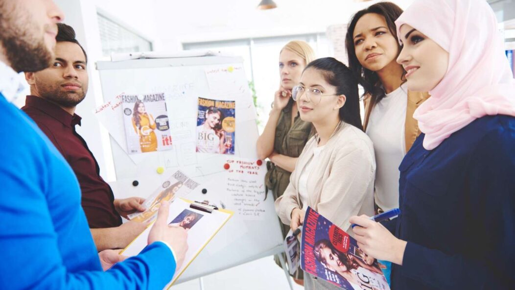 Immigration team reviewing visa records and documents for FOIA request processing